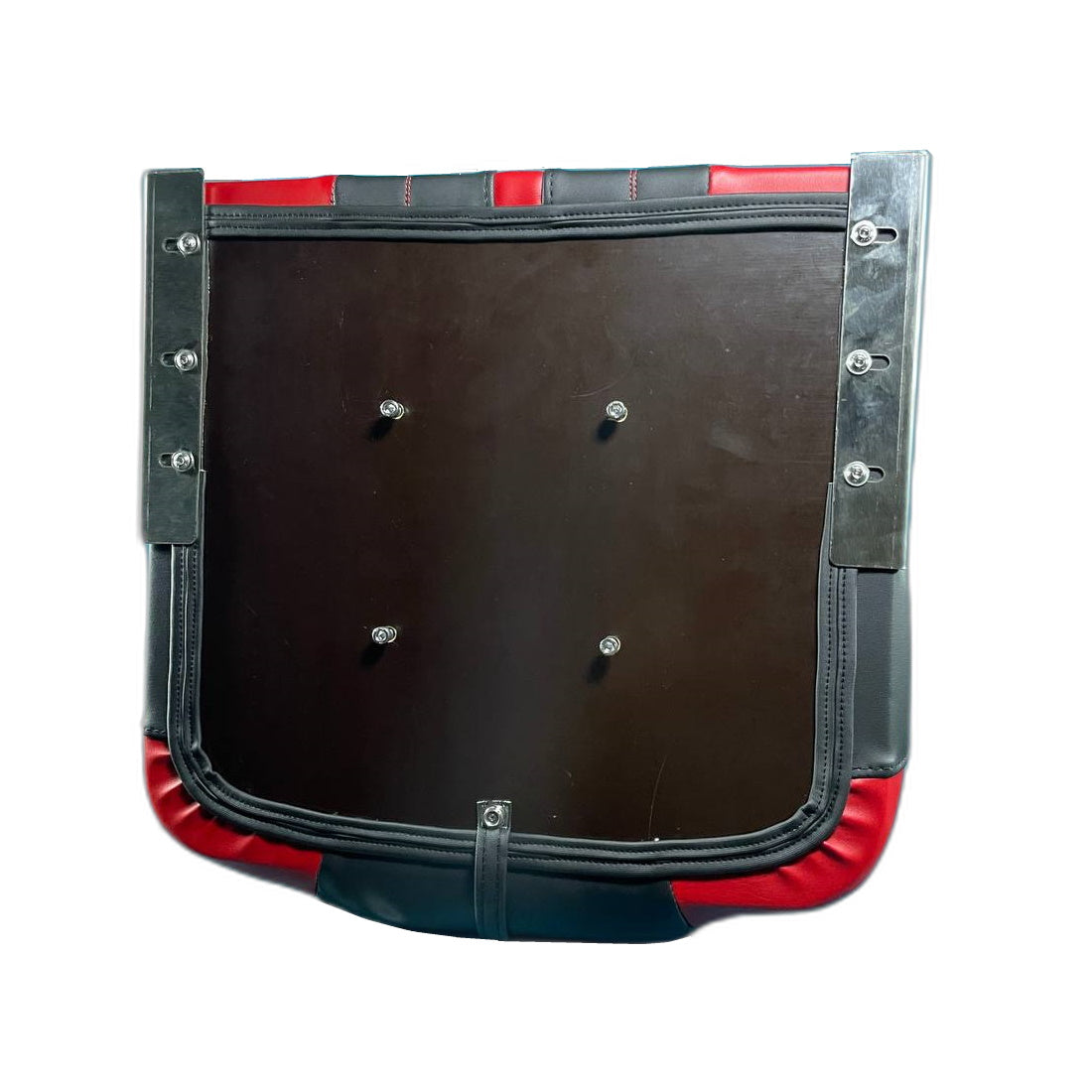 Angler összecsukható ülés, fekete-piros