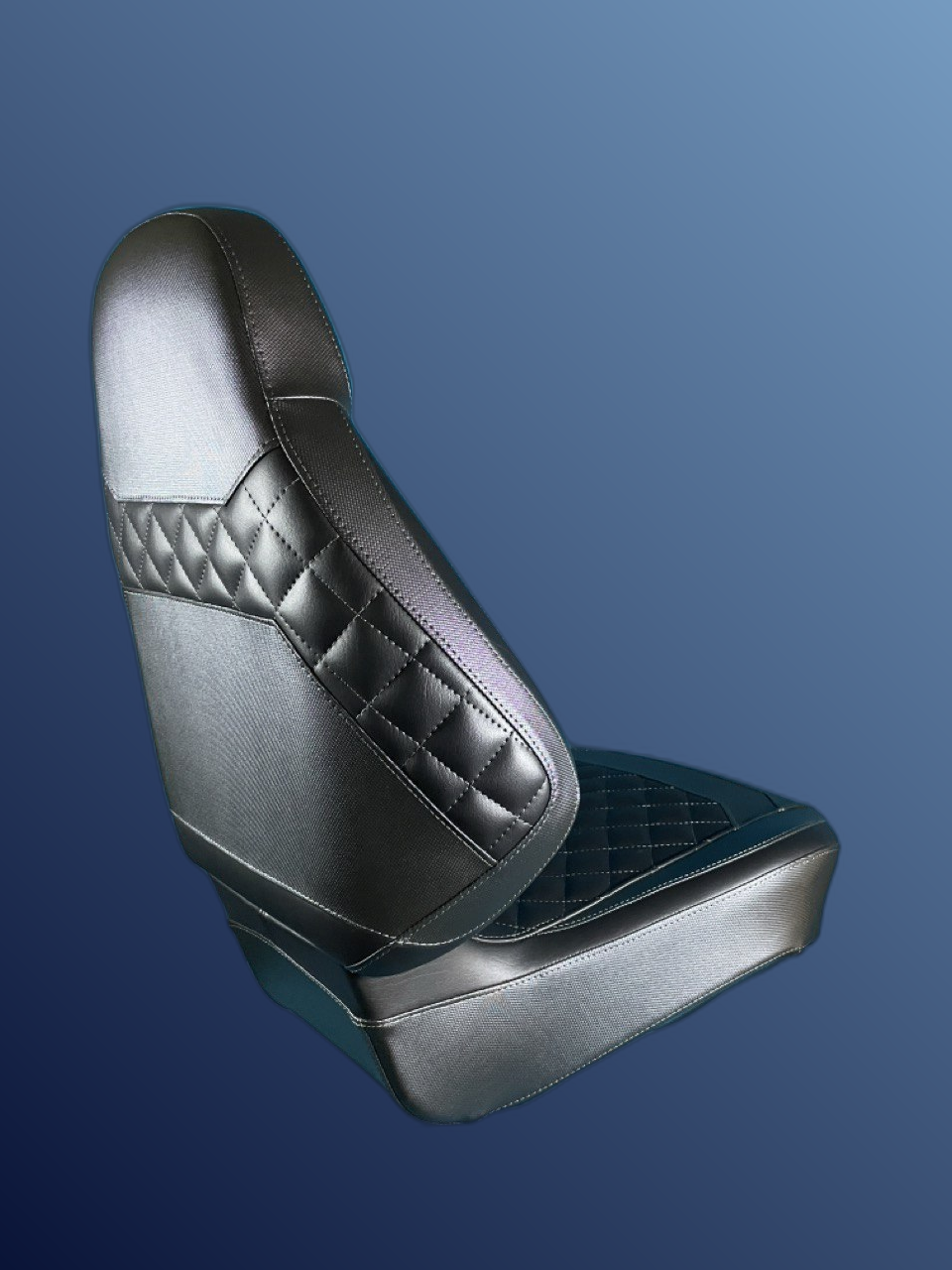 Ergonómikus, összecsukható ülés, fekete