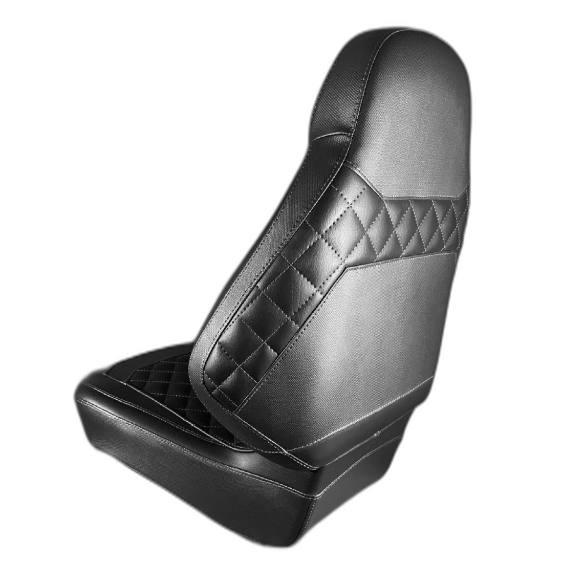Ergonomic Foldable Seat Black