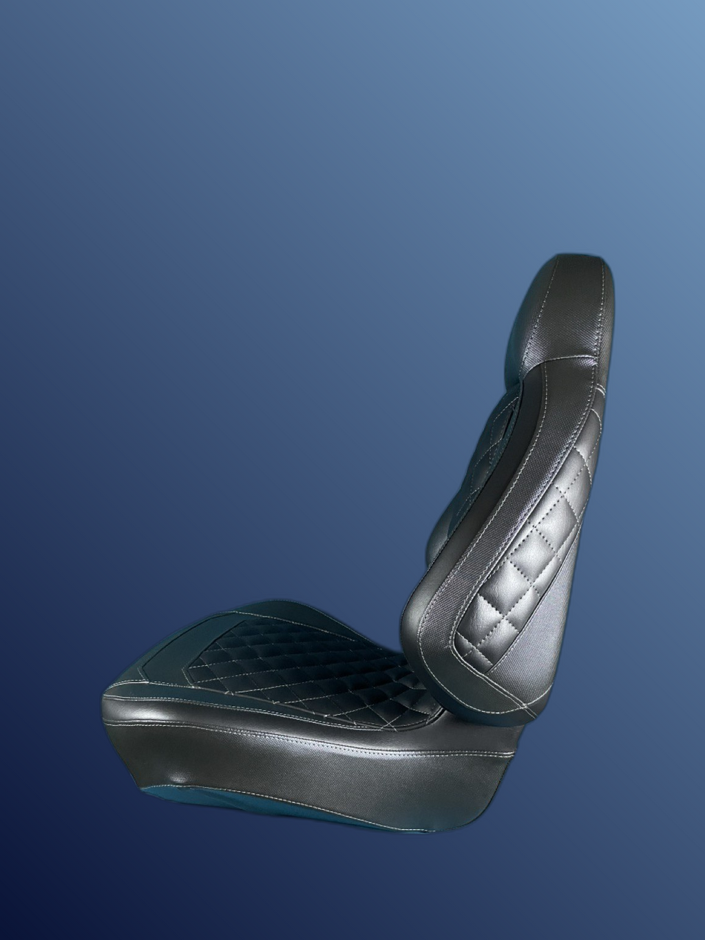 Ergonómikus, összecsukható ülés, fekete