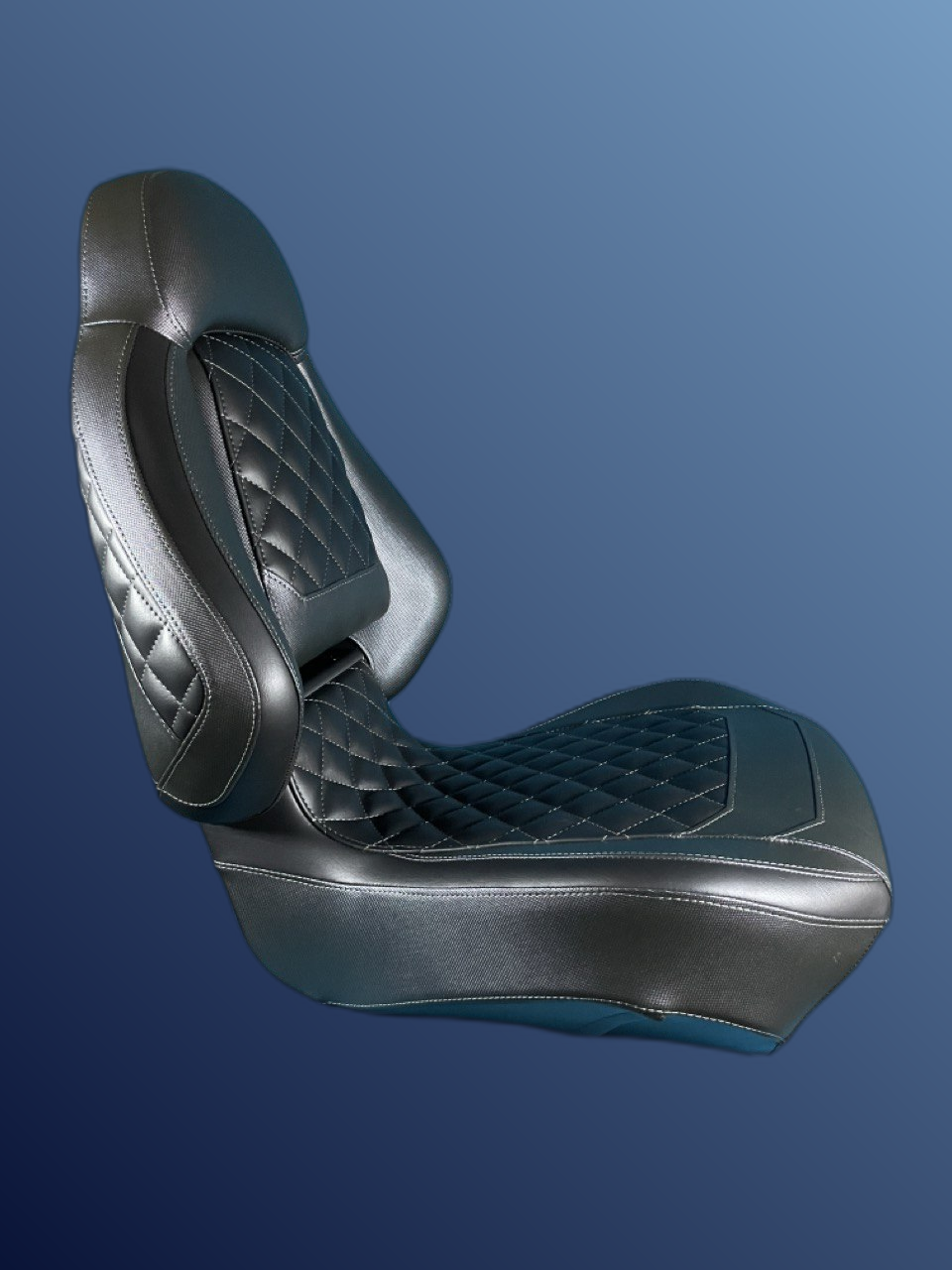 Ergonómikus, összecsukható ülés, fekete