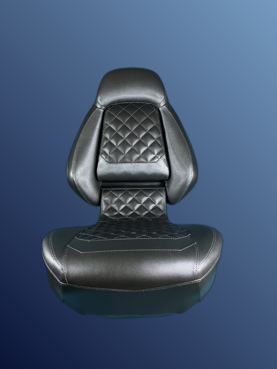 Ergonómikus, összecsukható ülés, fekete