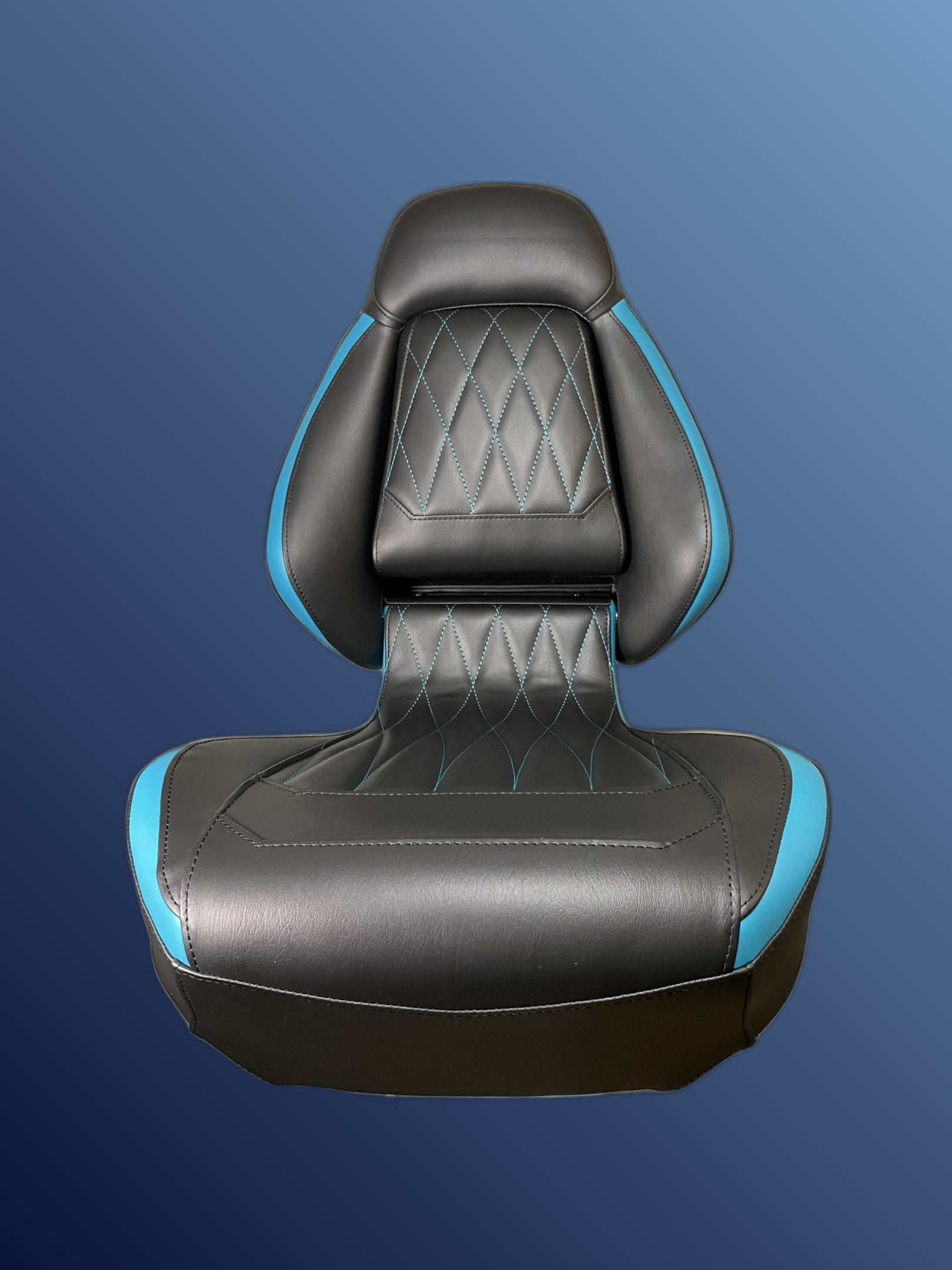 Ergonomic Foldable Seat Black-Blue