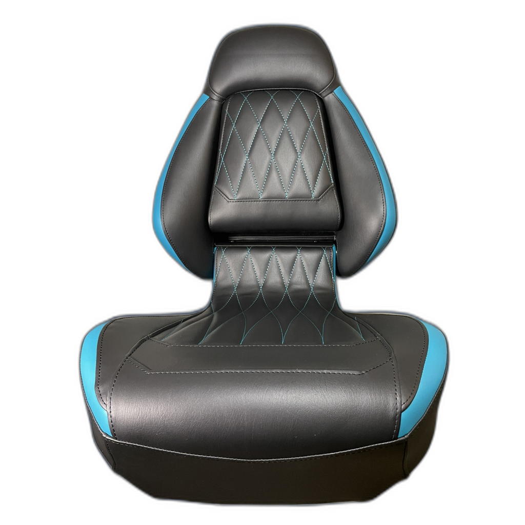 Ergonomic Foldable Seat Black-Blue
