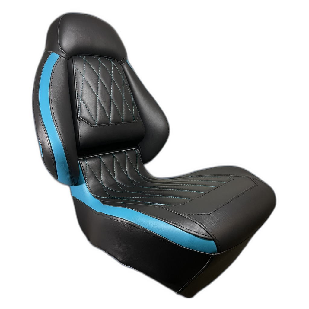 Ergonomic Foldable Seat Black-Blue