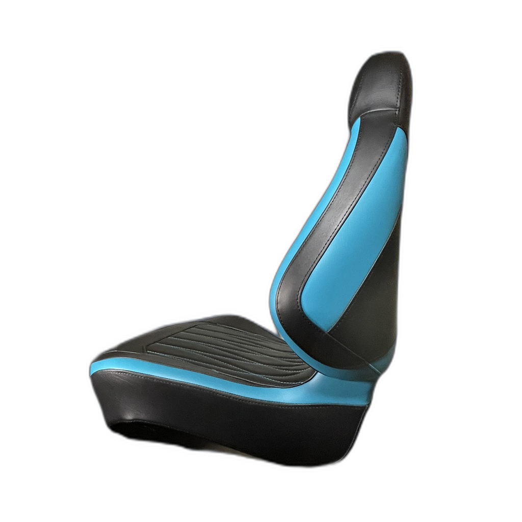 Ergonomic Foldable Seat Black-Blue