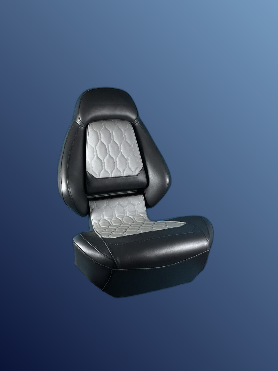 Ergonómikus, összecsukható ülés, fekete-szürke