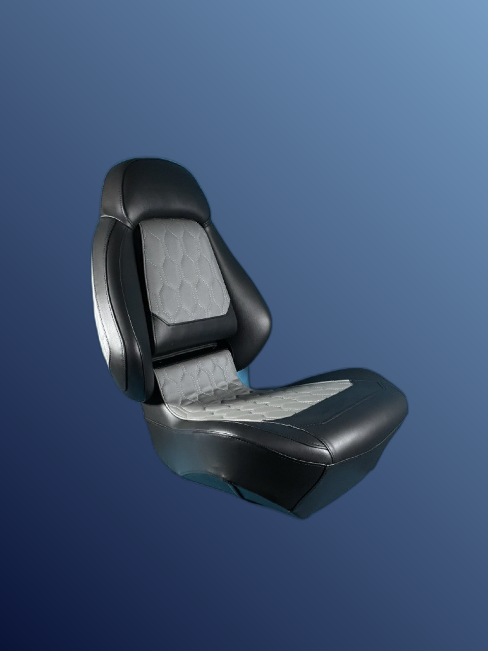 Ergonómikus, összecsukható ülés, fekete-szürke