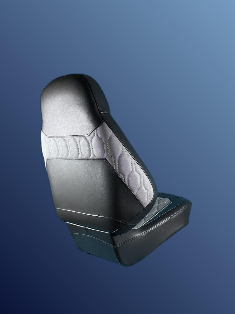 Ergonómikus, összecsukható ülés, fekete-szürke