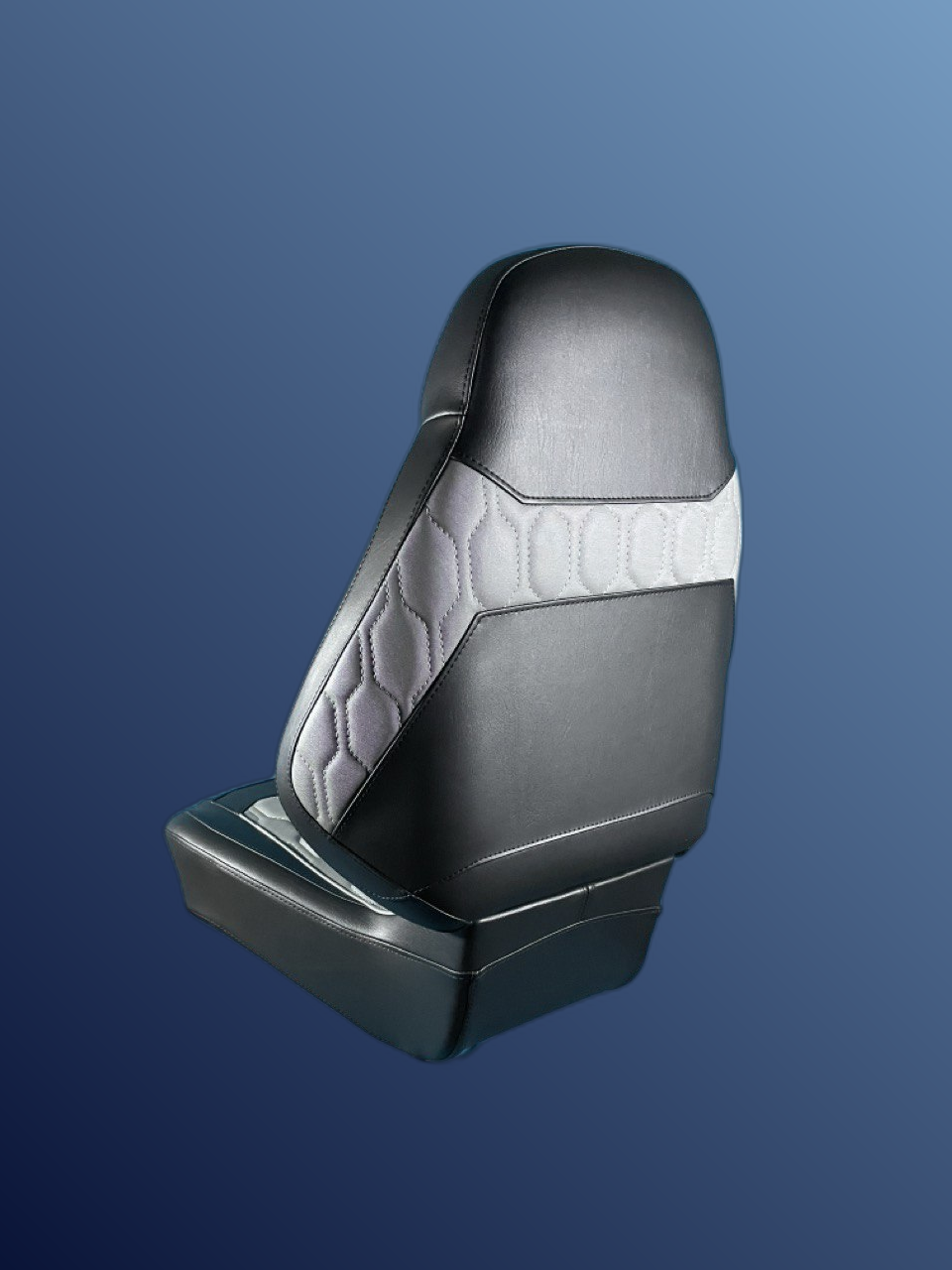 Ergonómikus, összecsukható ülés, fekete-szürke