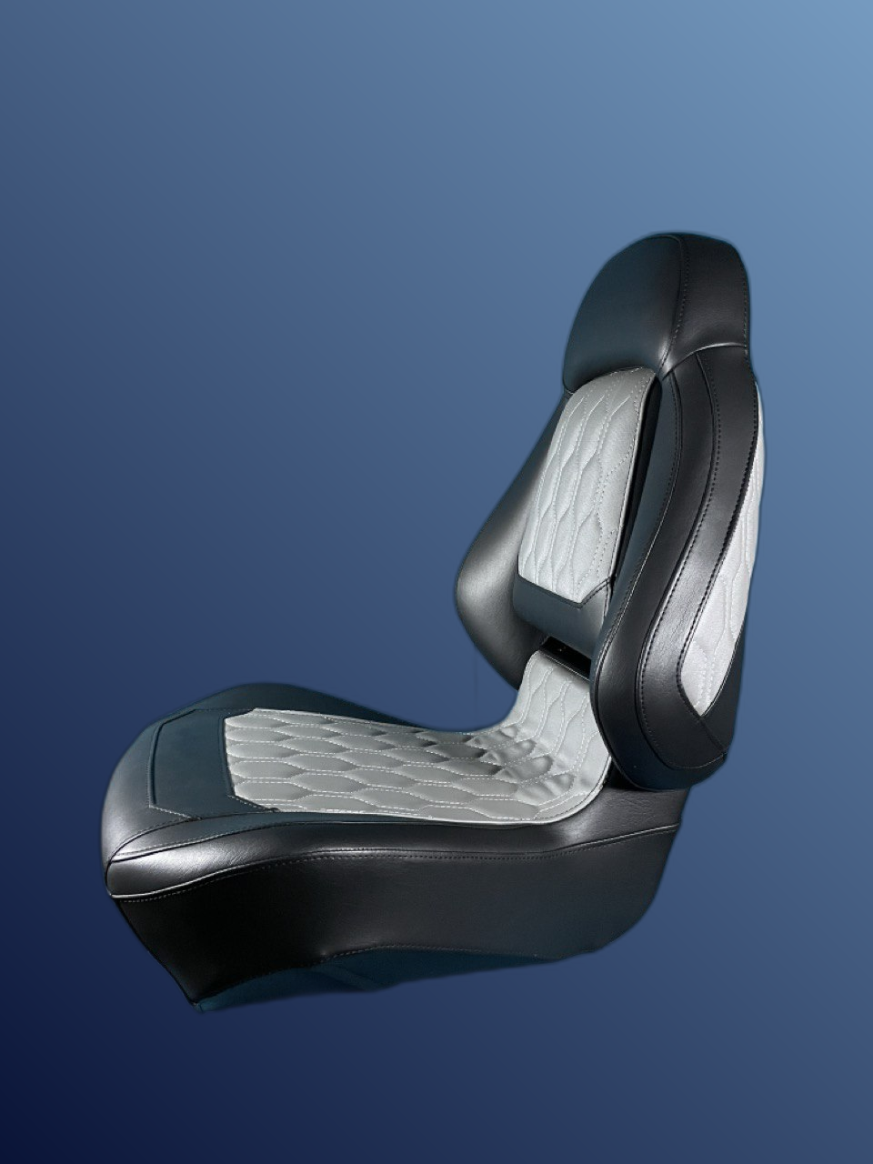 Ergonómikus, összecsukható ülés, fekete-szürke