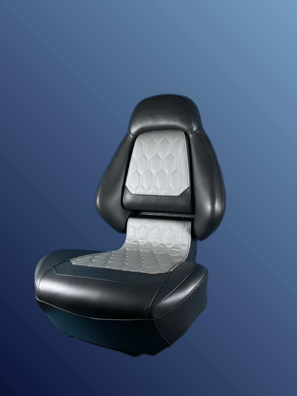 Ergonómikus, összecsukható ülés, fekete-szürke