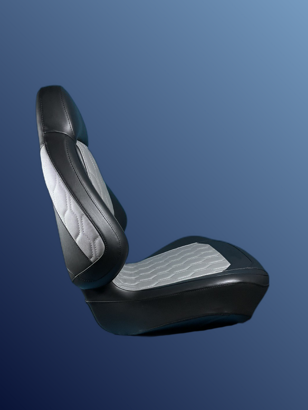 Ergonómikus, összecsukható ülés, fekete-szürke