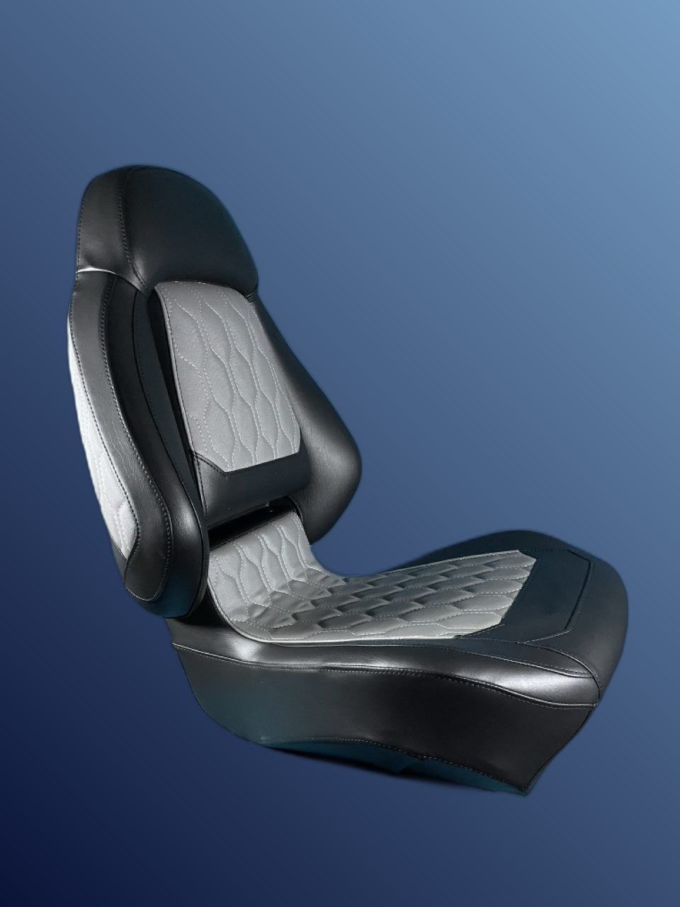 Ergonómikus, összecsukható ülés, fekete-szürke