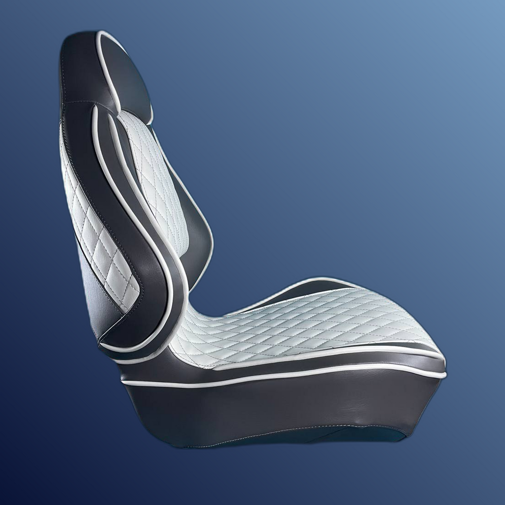 Ergonómikus, összecsukható ülés, sötét és világosszürke