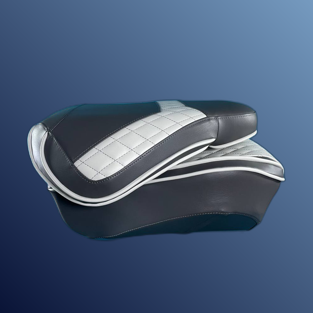 Ergonómikus, összecsukható ülés, sötét és világosszürke