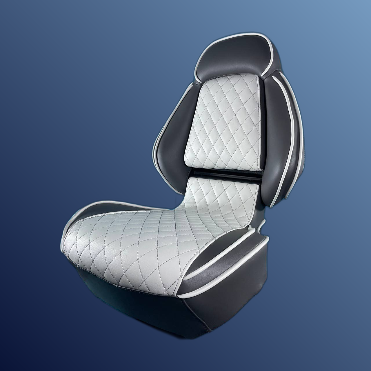 Ergonómikus, összecsukható ülés, sötét és világosszürke