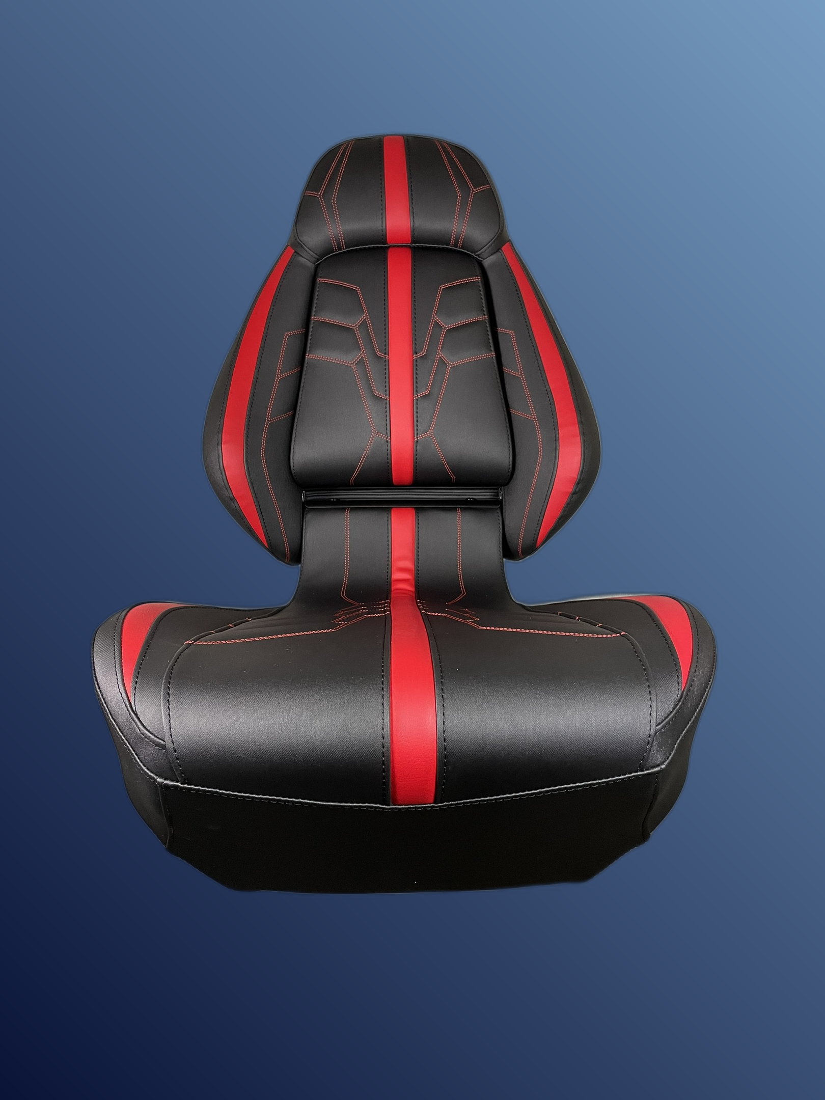 Ergonomic Foldable Seat Black-Red