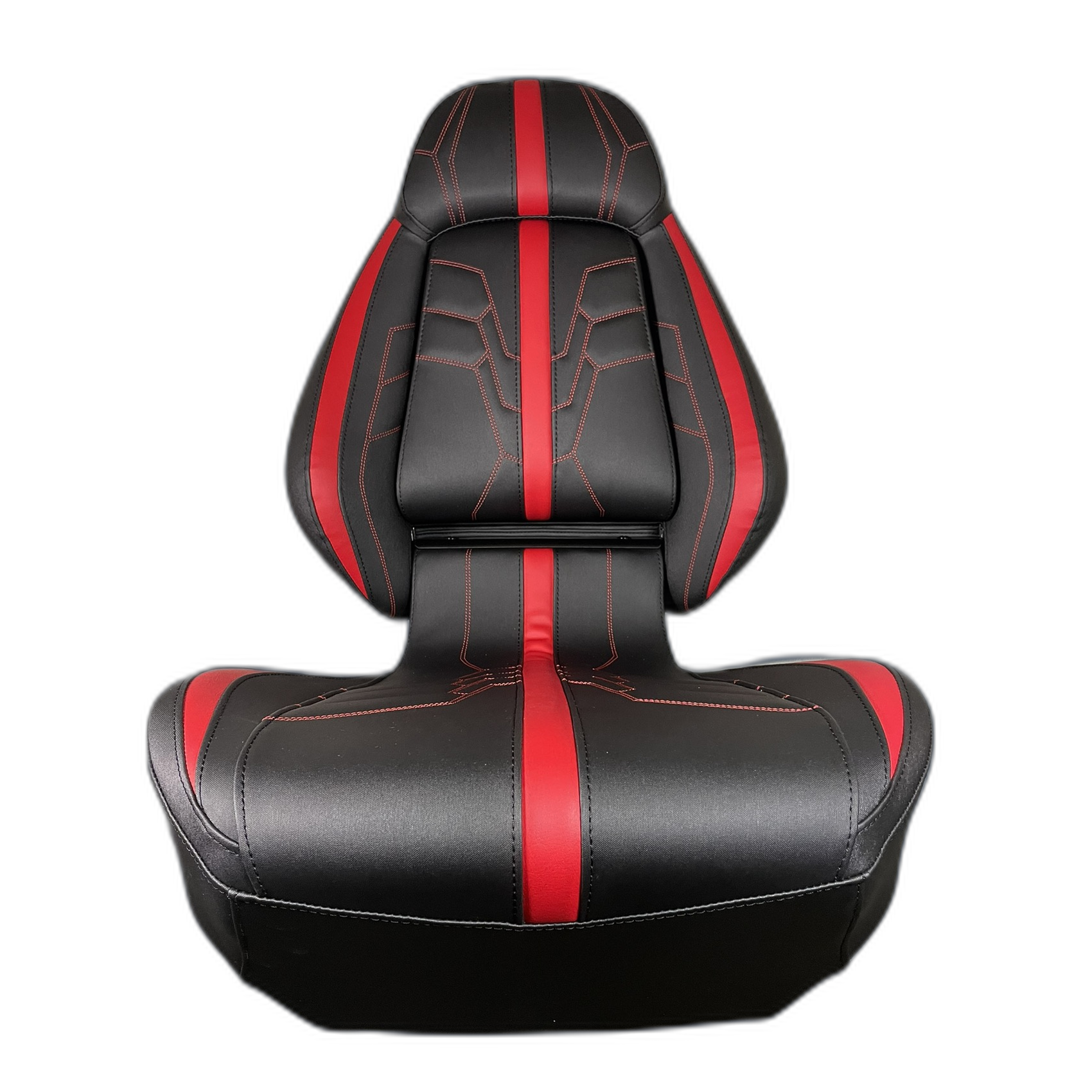 Ergonomic Foldable Seat Black-Red