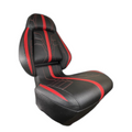 Ergonomic Foldable Seat Black-Red