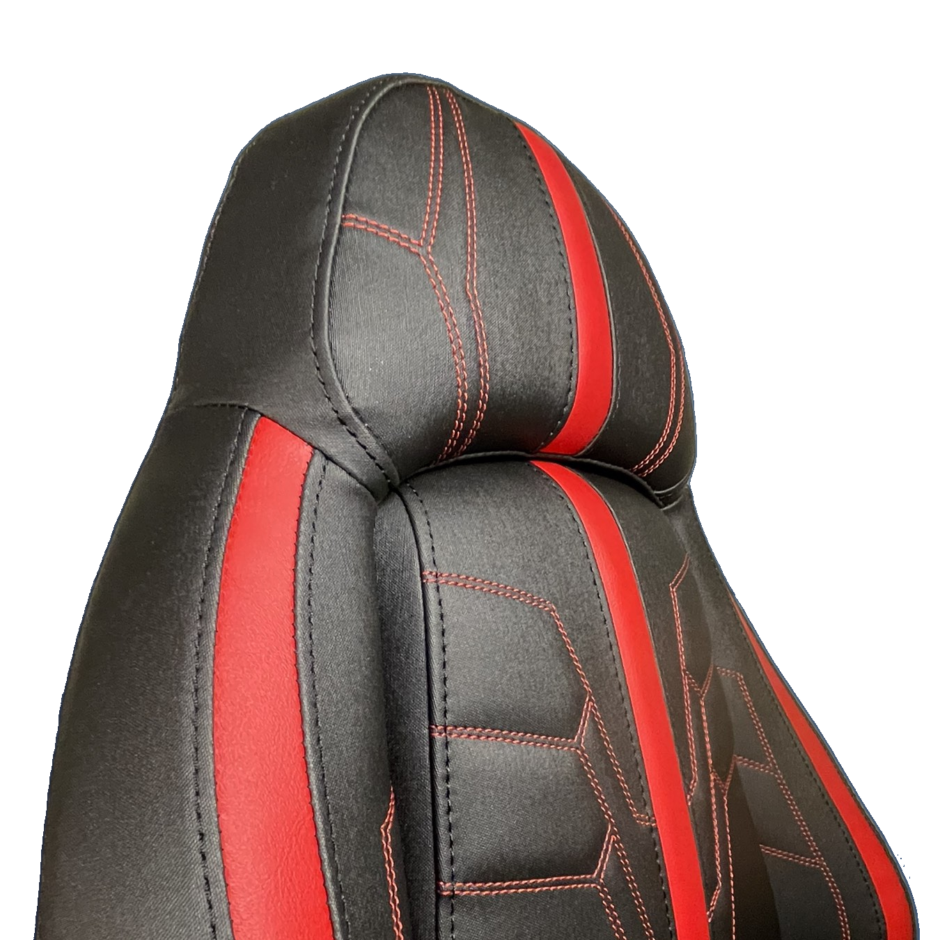 Ergonomic Foldable Seat Black-Red
