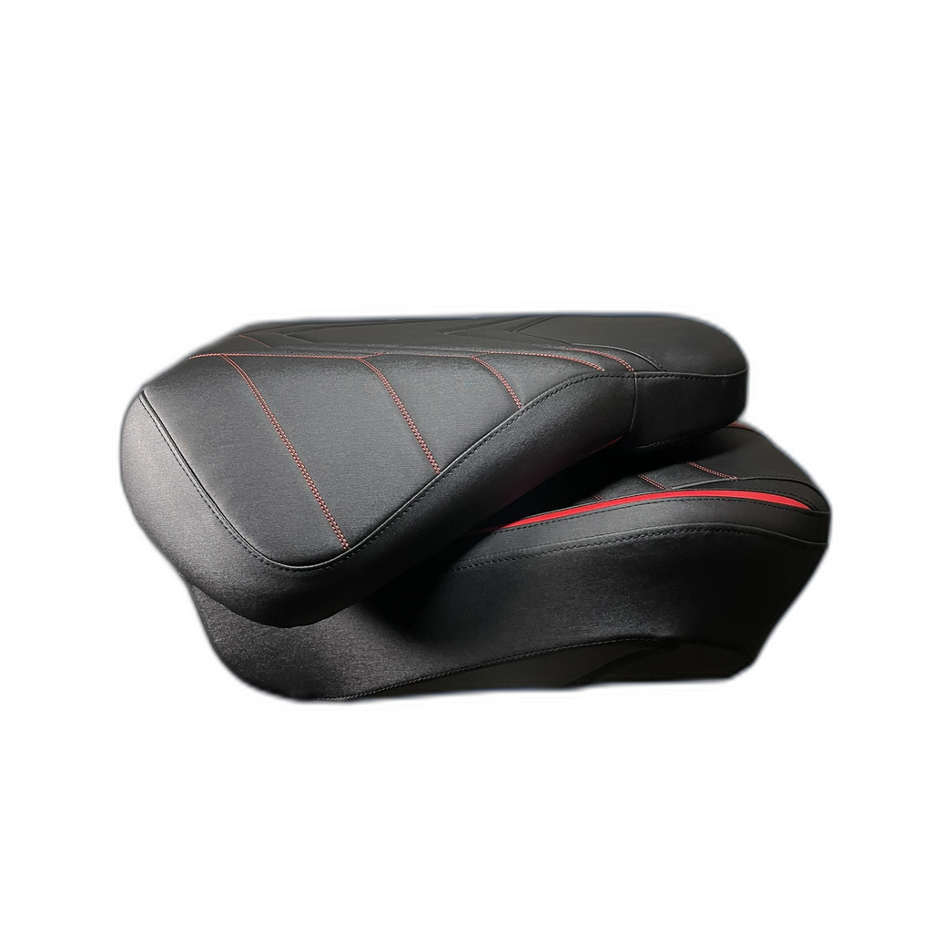 Ergonomic Foldable Seat Black-Red