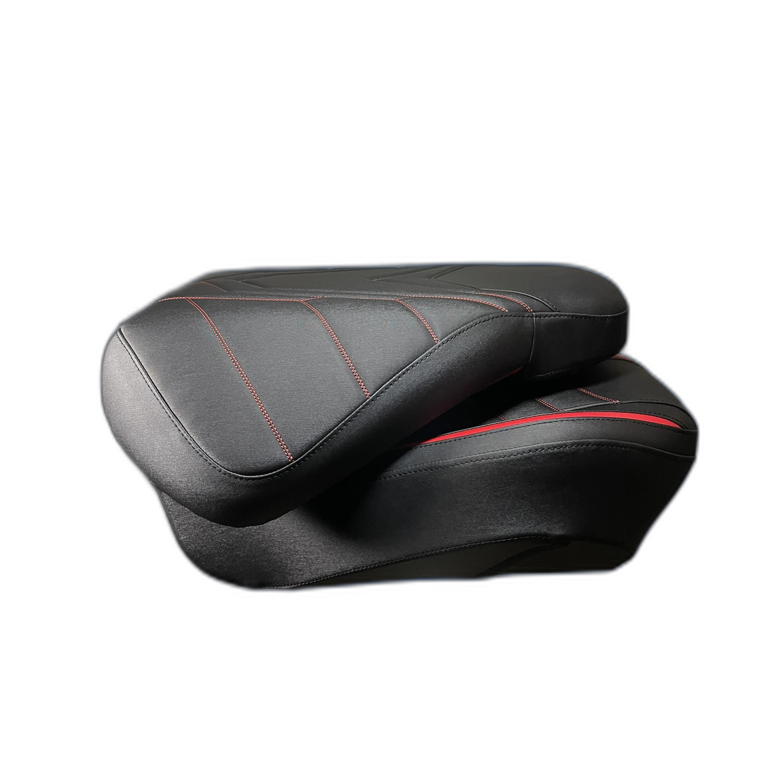 Ergonomic Foldable Seat Black-Red