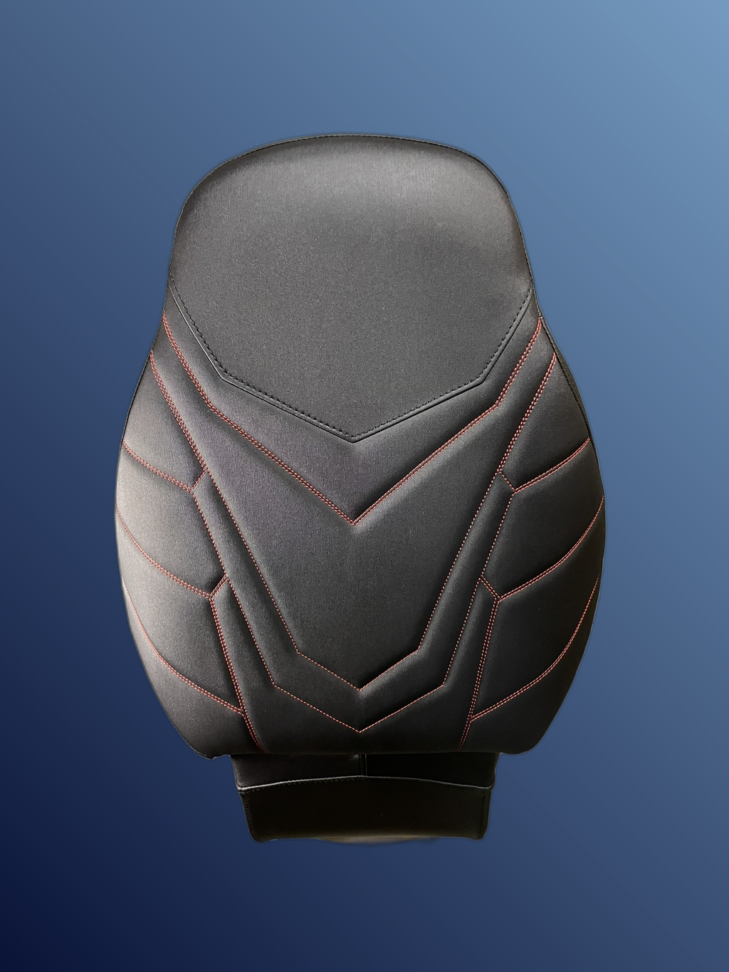 Ergonómikus, összecsukható ülés, fekete-piros