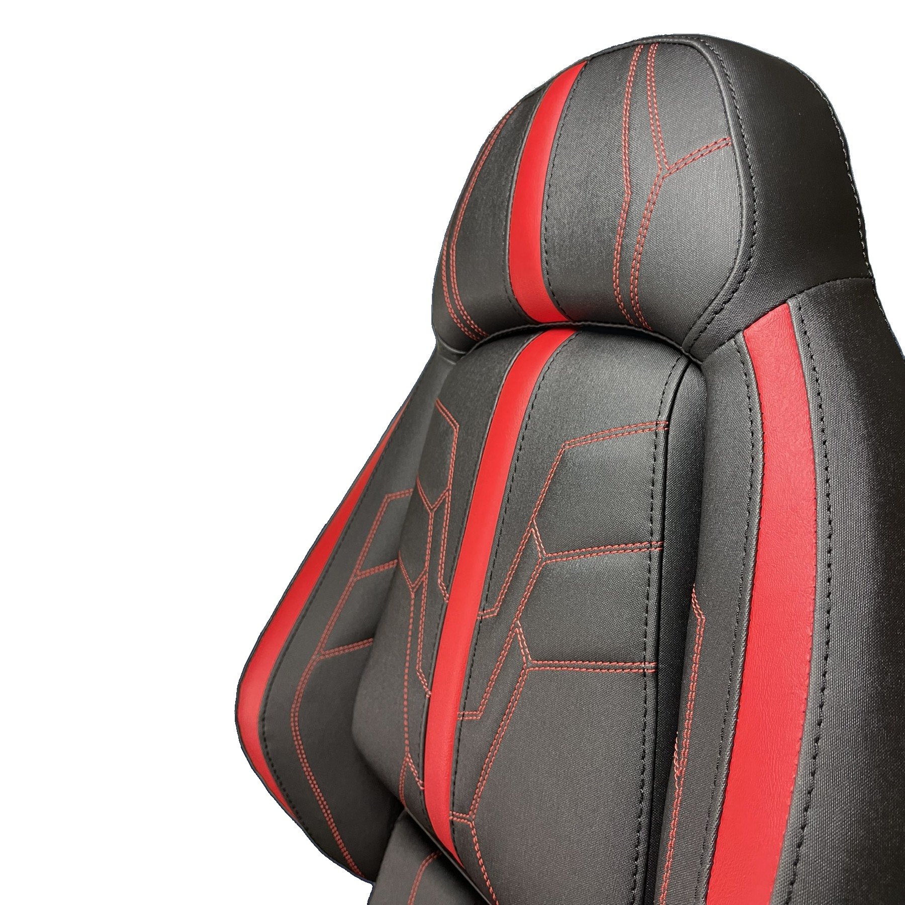 Ergonomic Foldable Seat Black-Red
