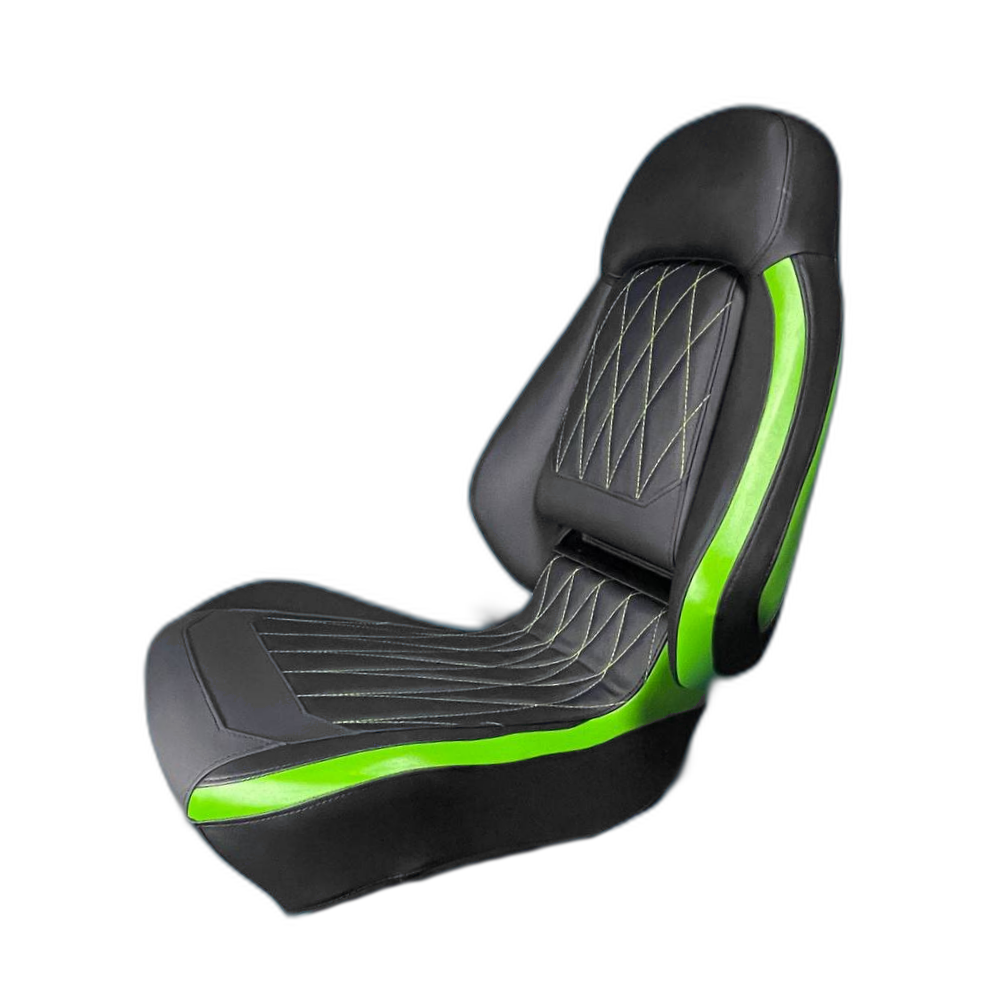 Ergonomic Foldable Seat Black-Green
