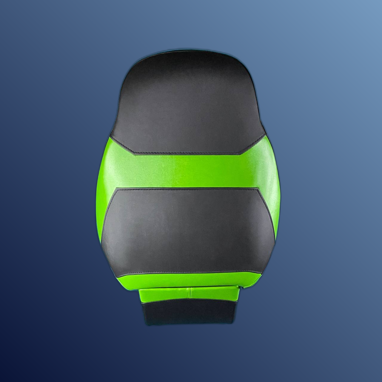 Ergonómikus, összecsukható ülés, fekete-zöld