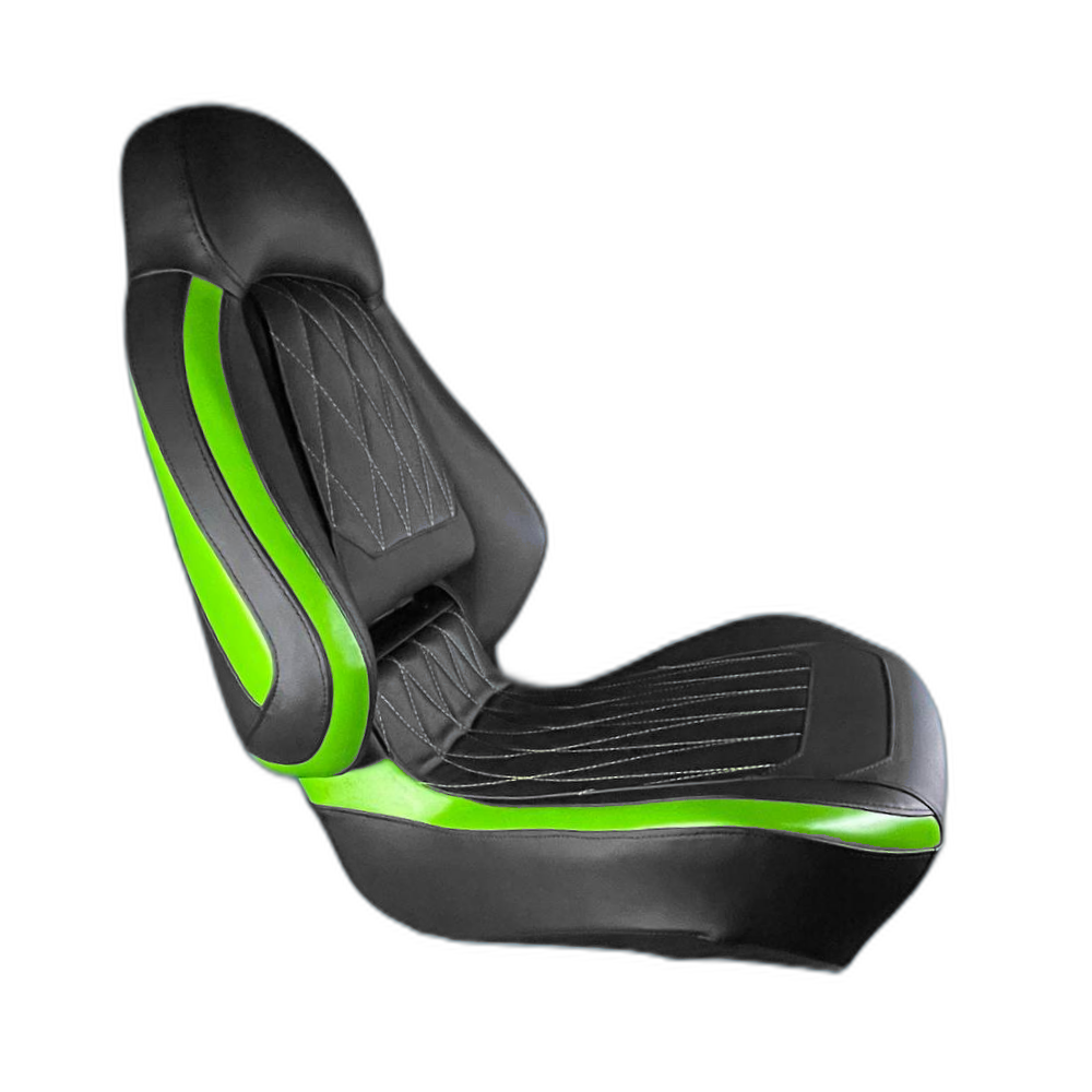 Ergonomic Foldable Seat Black-Green