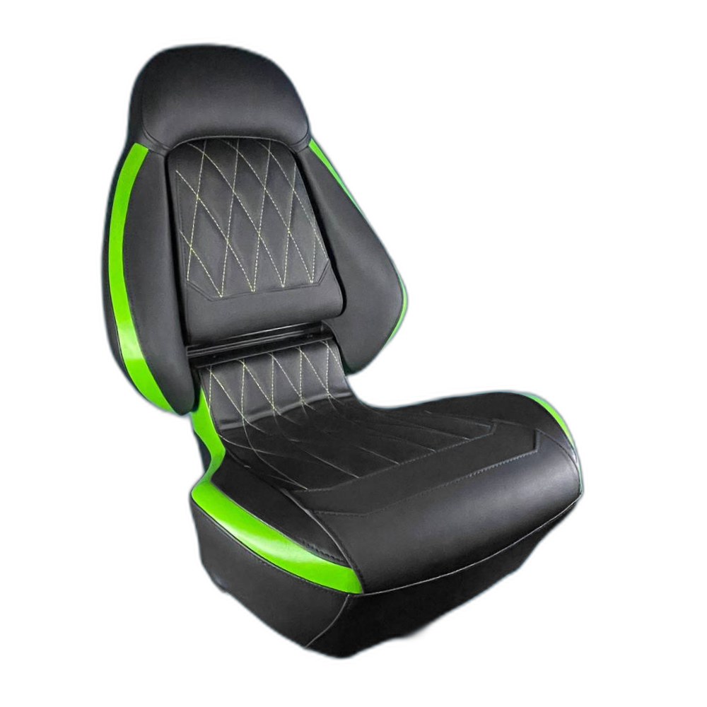 Ergonomic Foldable Seat Black-Green