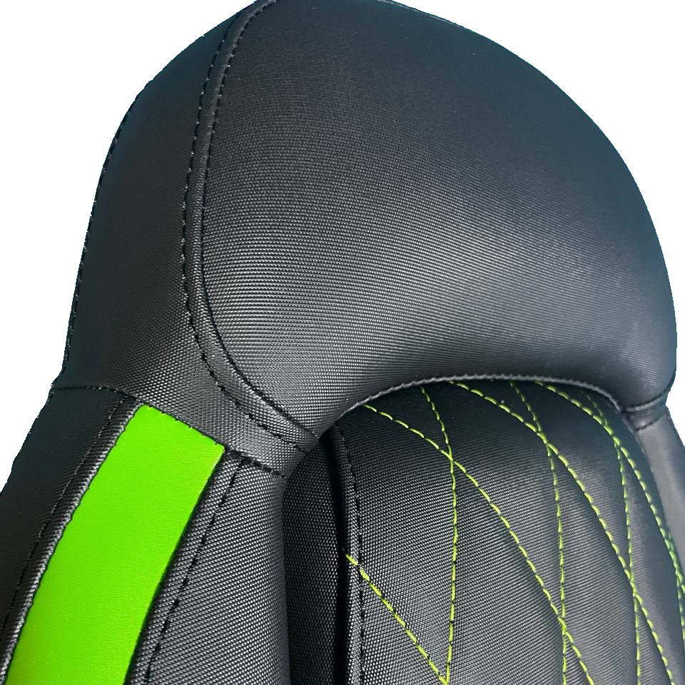 Ergonomic Foldable Seat Black-Green