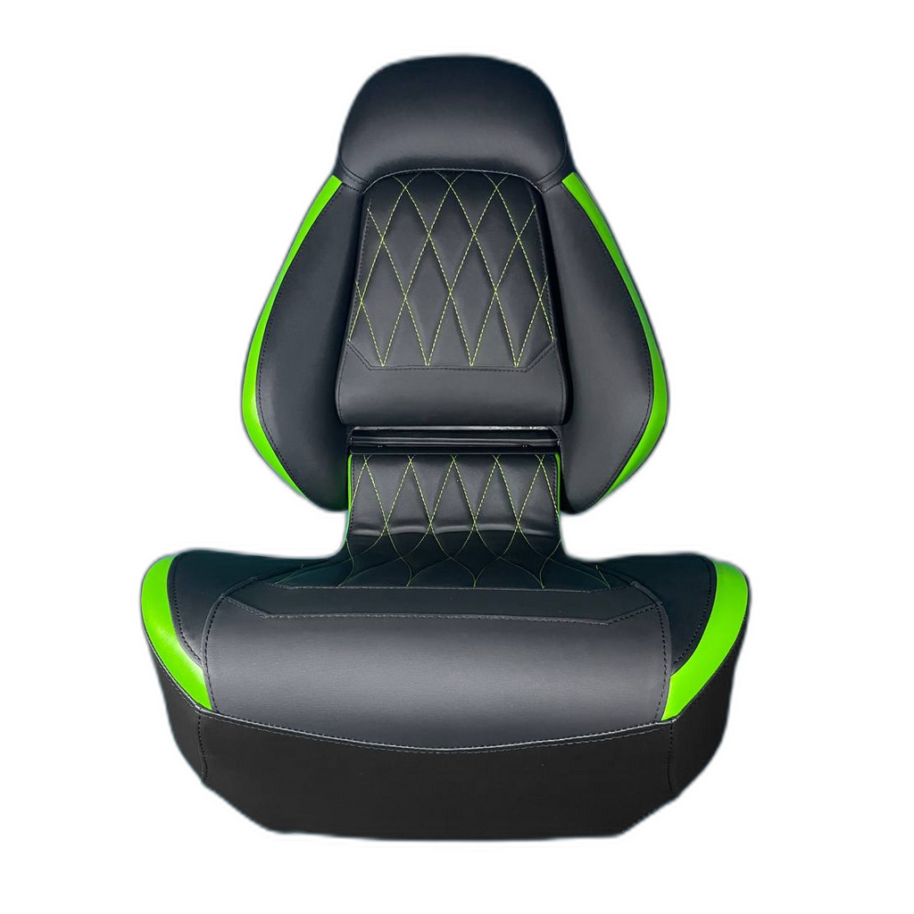 Ergonomic Foldable Seat Black-Green