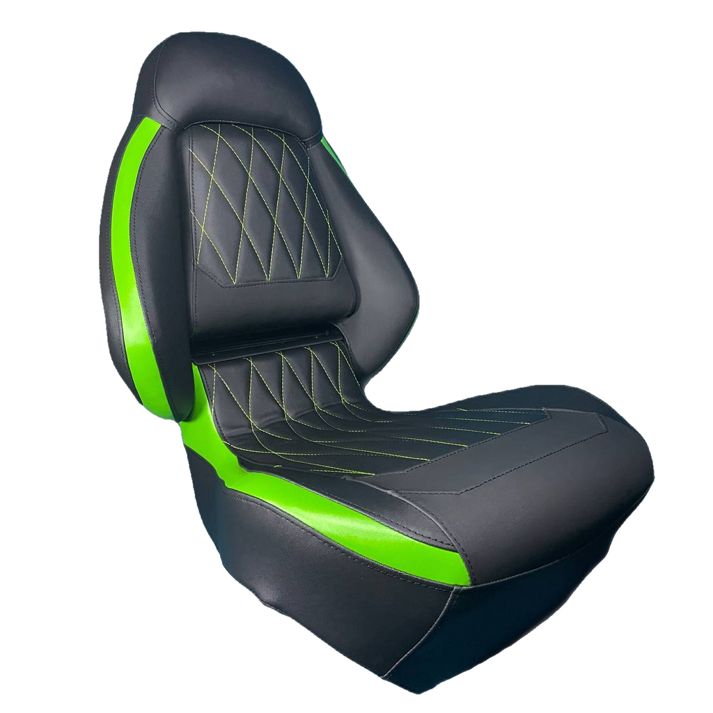 Ergonomic Foldable Seat Black-Green