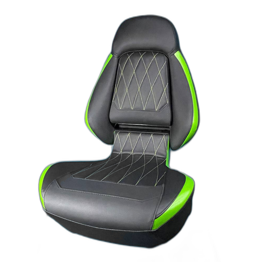 Ergonomic Foldable Seat Black-Green