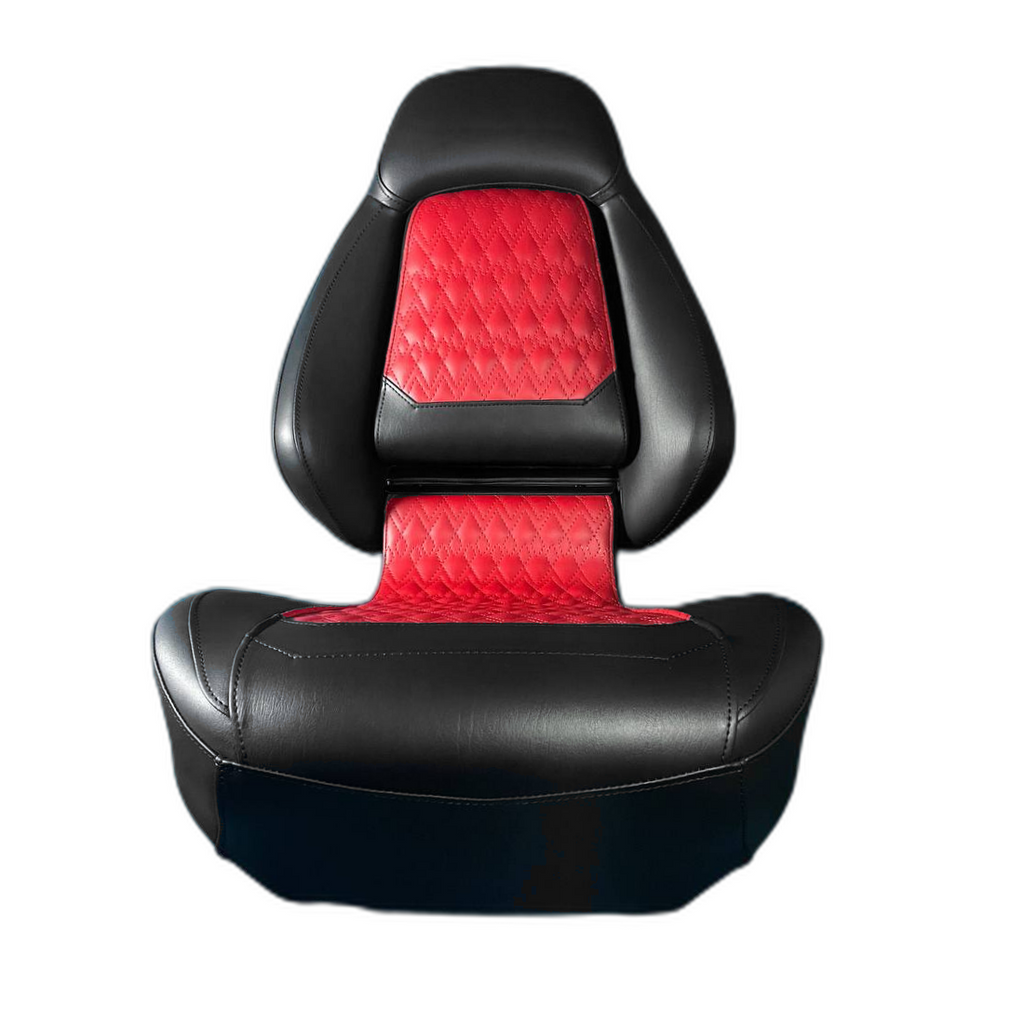 Ergonomic Foldable Seat Red-Black