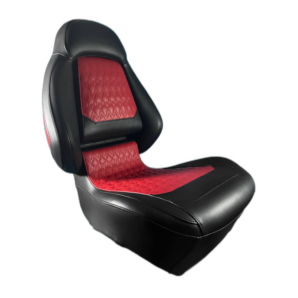 Ergonomic Foldable Seat Red-Black