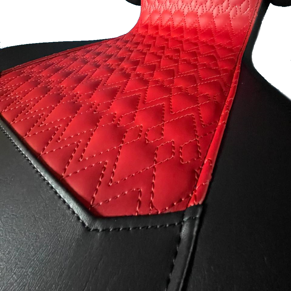 Ergonomic Foldable Seat Red-Black