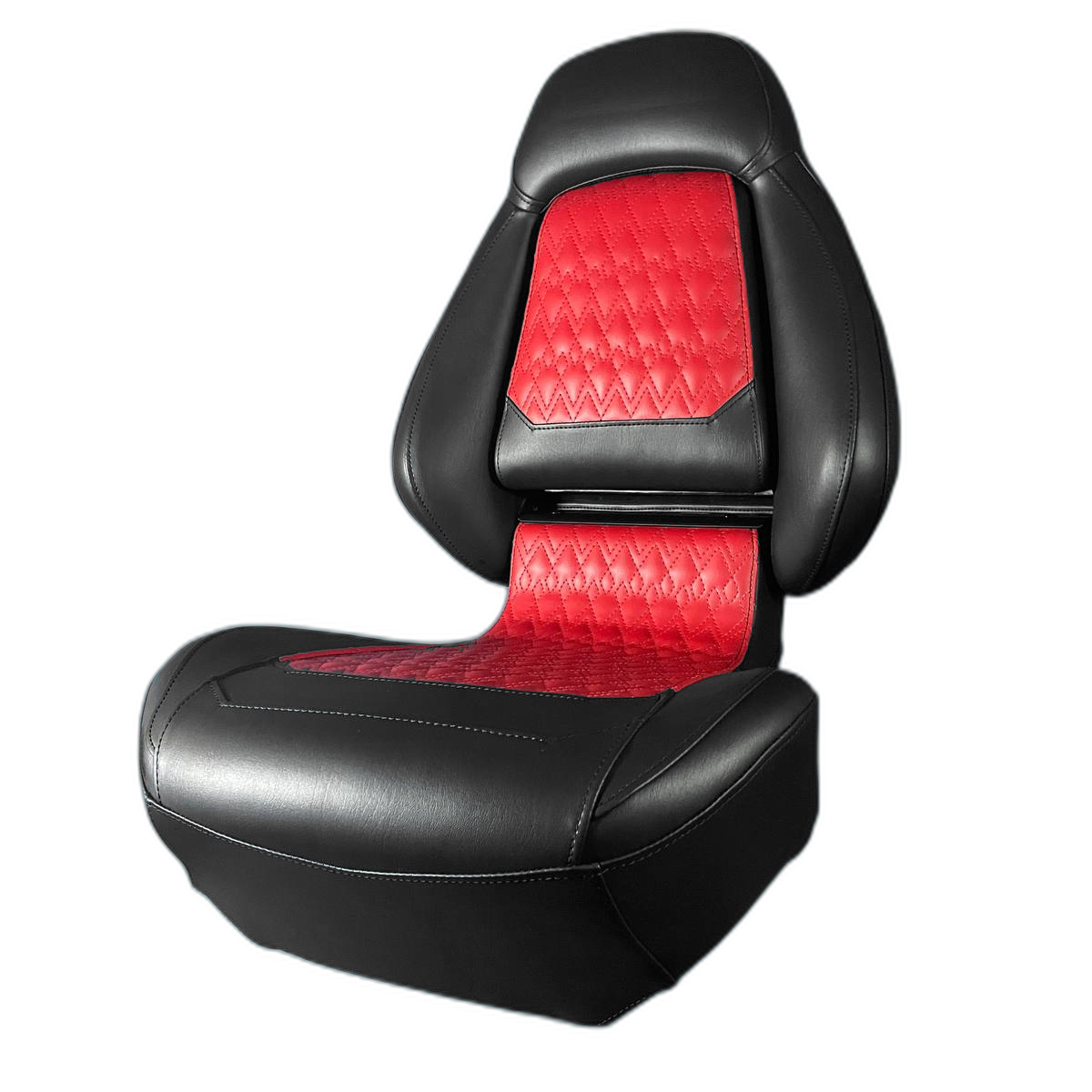 Ergonomic Foldable Seat Red-Black