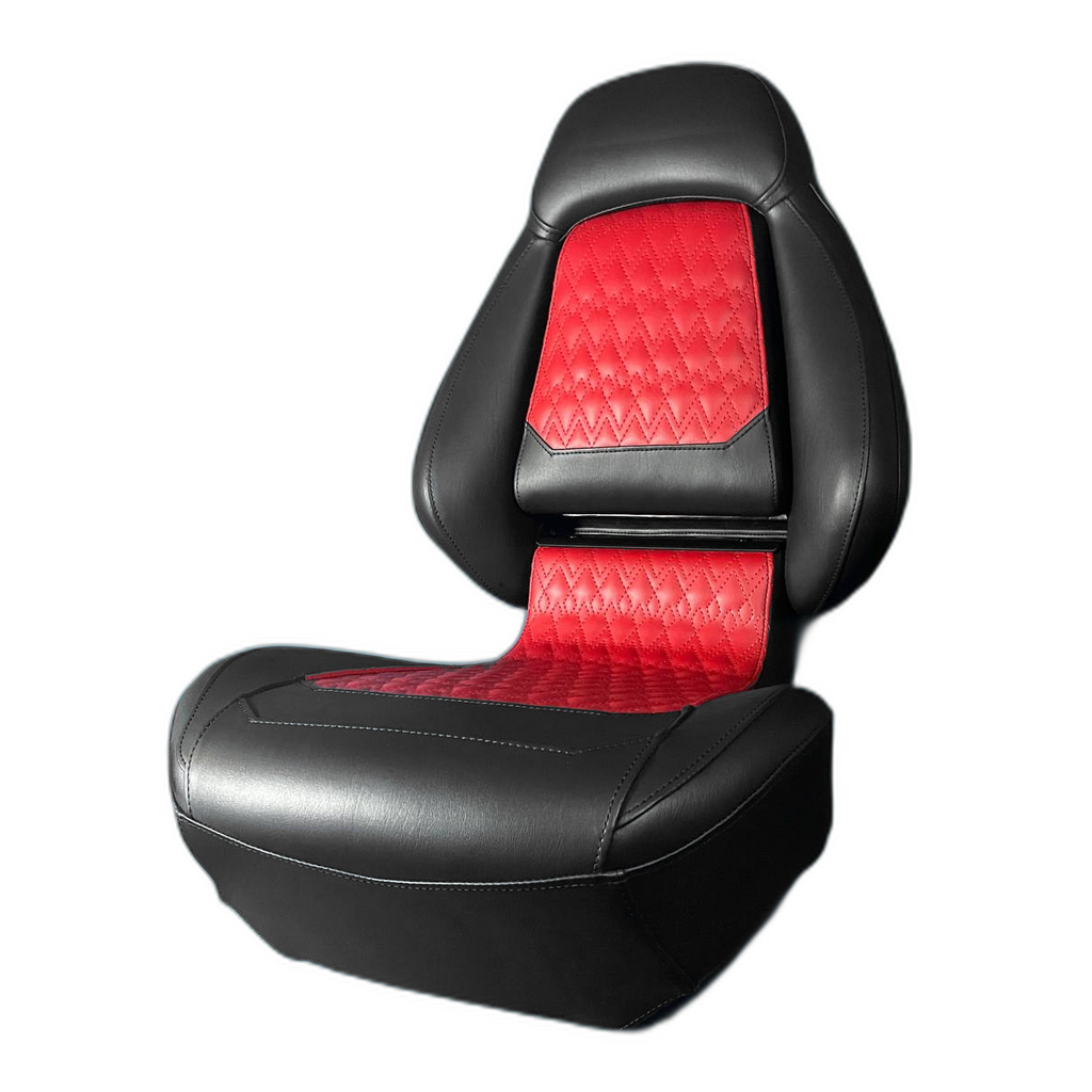 Ergonomic Foldable Seat Red-Black