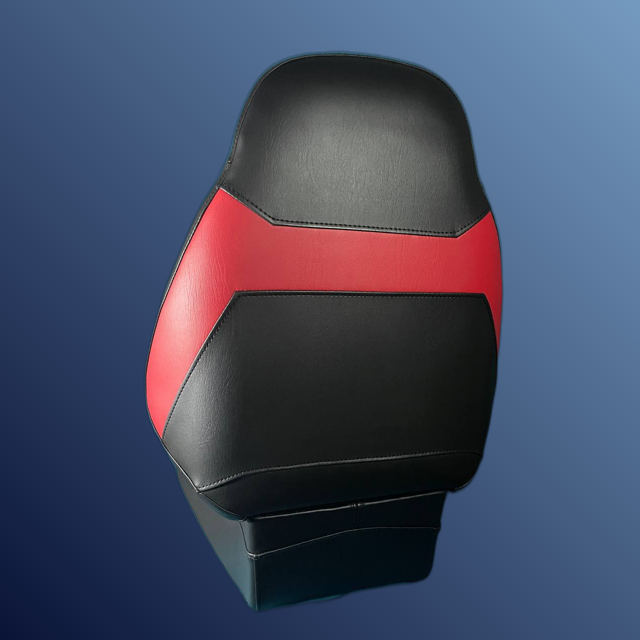 Ergonómikus, összecsukható ülés, piros-fekete