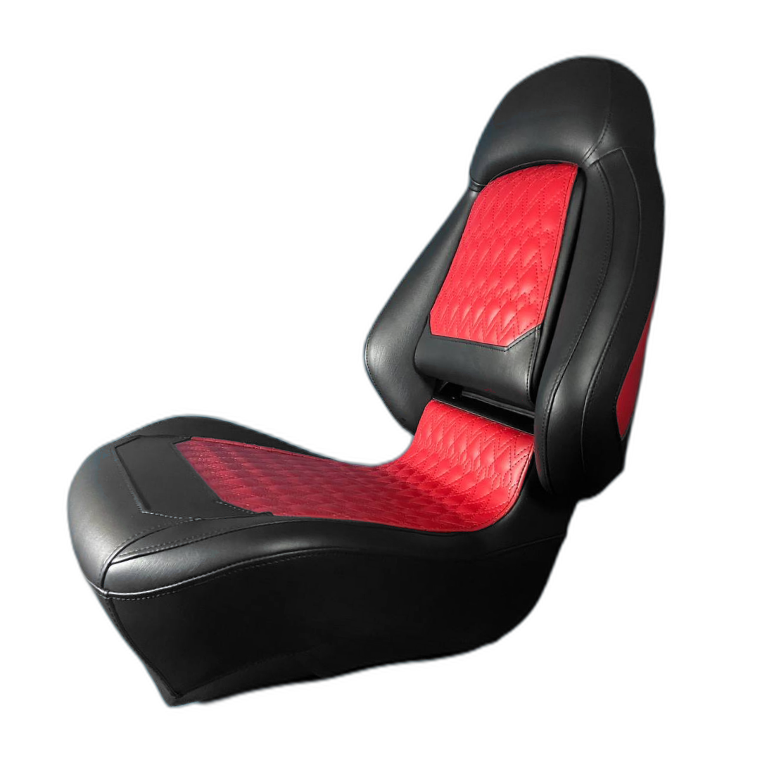 Ergonomic Foldable Seat Red-Black