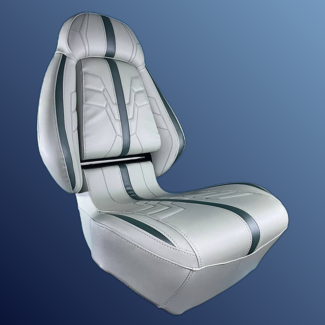 Ergonómikus, összecsukható ülés, ezüst színű