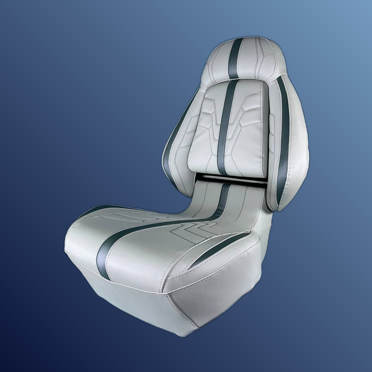 Ergonómikus, összecsukható ülés, ezüst színű