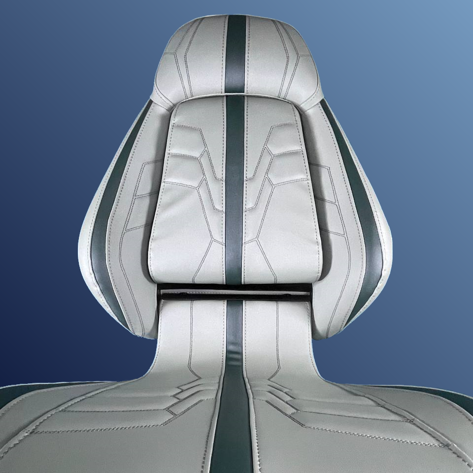 Ergonómikus, összecsukható ülés, ezüst színű