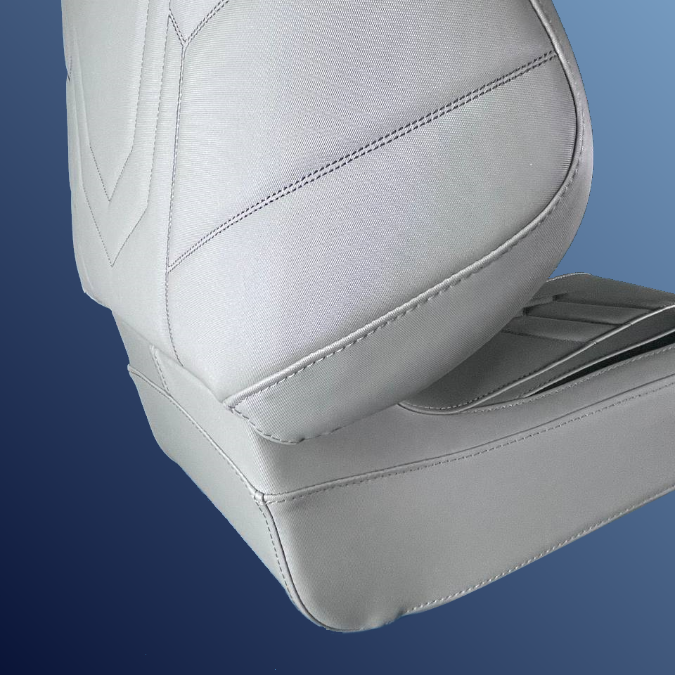 Ergonómikus, összecsukható ülés, ezüst színű