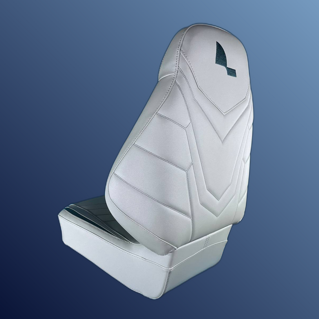 Ergonómikus, összecsukható ülés, ezüst színű