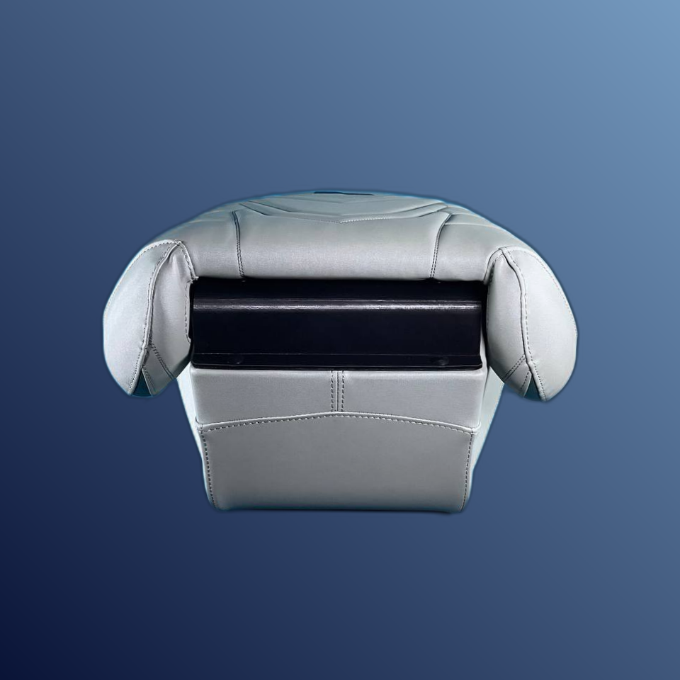 Ergonómikus, összecsukható ülés, ezüst színű